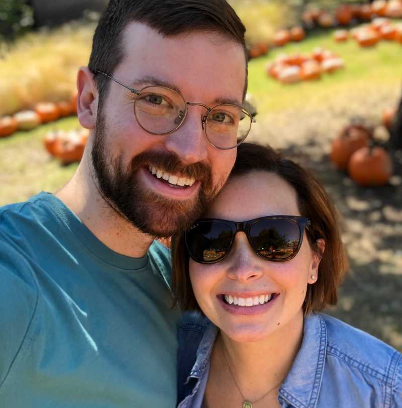 Drew with his wife